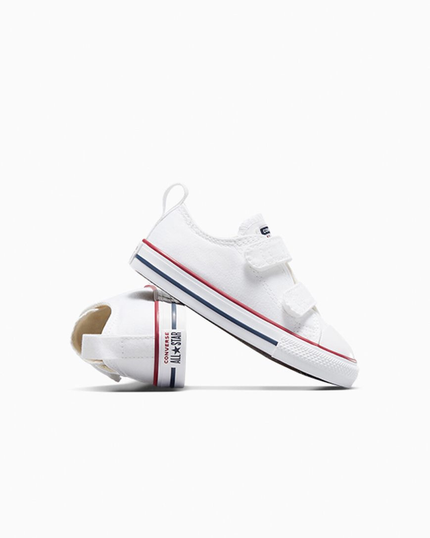 Tenisi Baieti Converse Chuck Taylor All Star Easy-On Albi Rosii Inchis Bleumarin | RO FRKDC107